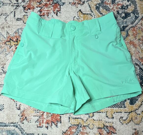 Huk Other - Huk Women's Performance Fishing Shorts Mint Green Aqua Size XS